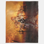 FEUER FLEECEDECKE (Vorderseite)