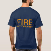 FEUER-FOTOGRAF-T - SHIRT (Rückseite)