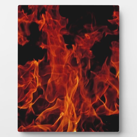 Feuer Fotoplatte (Vorderseite)