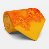 Feuer-Fraktal-Spirale: Krawatte/Krawatte Krawatte (Gerollt)