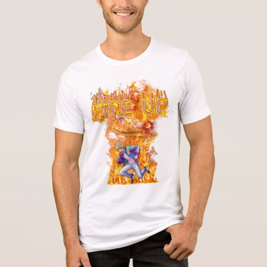 Feuer frei Tri-Blend shirt (Vorderseite)
