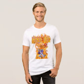 Feuer frei Tri-Blend shirt (Vorderseite voll)