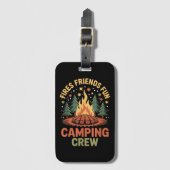 Feuer Freunde Spaß Camping Gepäckanhänger (Vorderseite Vertikal)