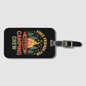 Feuer Freunde Spaß Camping Gepäckanhänger (Vorderseite (Horizontal))