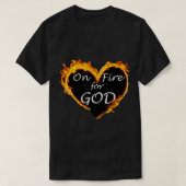 Feuer für Gott T-Shirt (Design vorne)