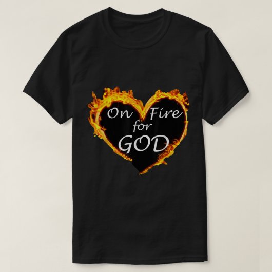 Feuer für Gott T-Shirt (Design vorne)