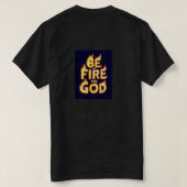 Feuer für Gott T-Shirt (Design Rückseite)