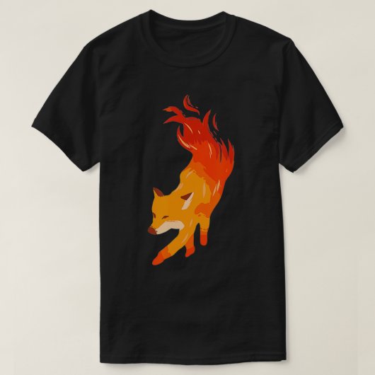 Feuer für Künstler und für Lüfter T-Shirt (Design vorne)