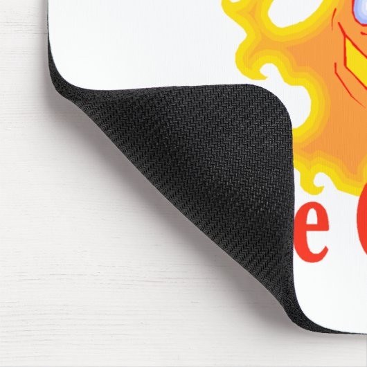 Feuer-Gabelung Mousepad (Ecke)
