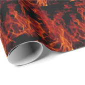 Feuer Geschenkpapier (Rolleneckpunkt)
