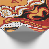 Feuer Geschenkpapier (Ecke)