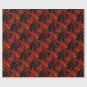 Feuer Geschenkpapier (Flach)