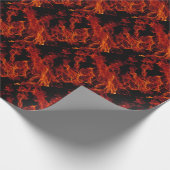 Feuer Geschenkpapier (Ecke)