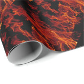 Feuer Geschenkpapier (Rolleneckpunkt)