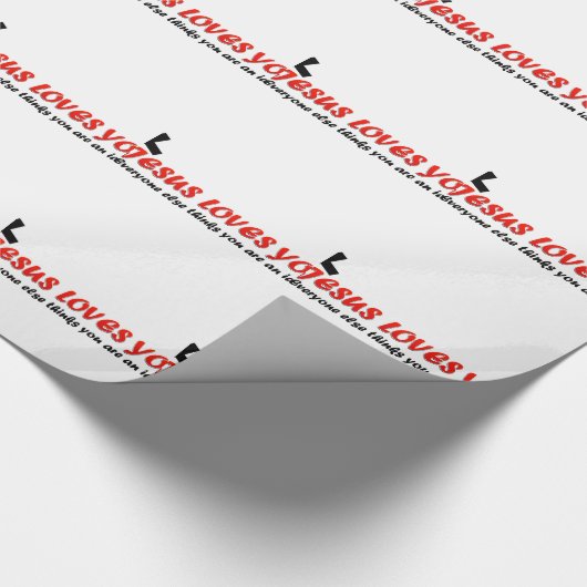 Feuer Geschenkpapier (Ecke)