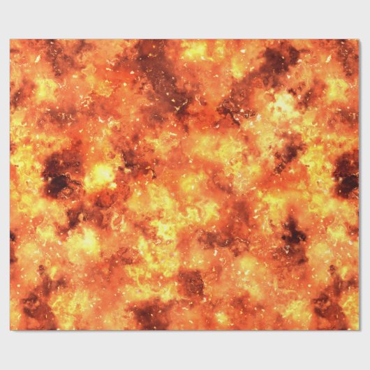 Feuer Geschenkpapier (Flach)