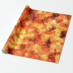 Feuer Geschenkpapier