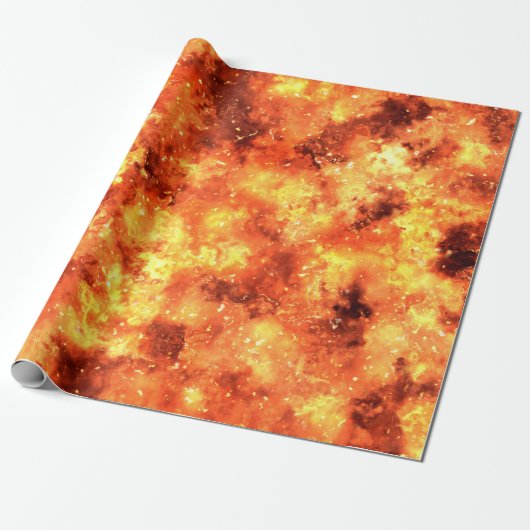 Feuer Geschenkpapier (Ungerollt)