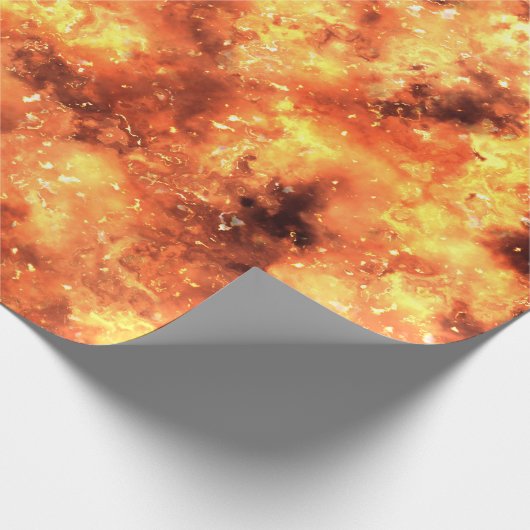 Feuer Geschenkpapier (Ecke)