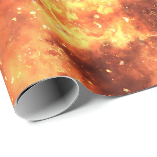 Feuer Geschenkpapier (Rolleneckpunkt)