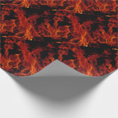 Feuer Geschenkpapier (Ecke)