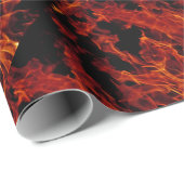 Feuer Geschenkpapier (Rolleneckpunkt)