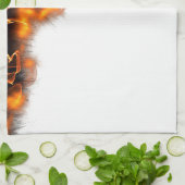 Feuer! Geschirrtuch (Gefaltet)