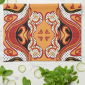 Feuer Geschirrtuch (Gefaltet)