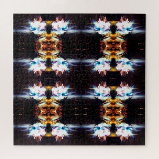 Feuer | gezäunt puzzle (Horizontal)