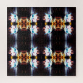 Feuer | gezäunt puzzle (Vertikal)