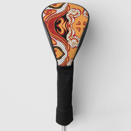 Feuer Golf Headcover (Vorderseite)
