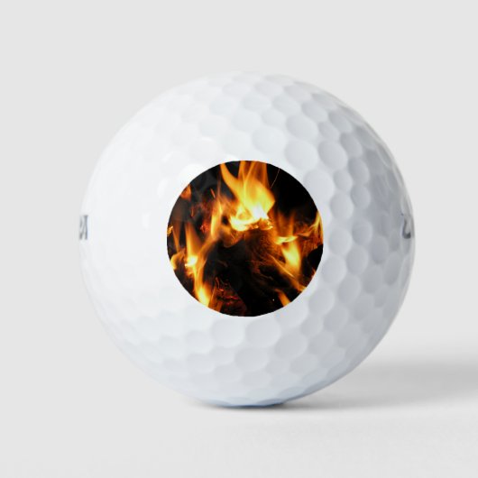 Feuer Golfball (Vorderseite)