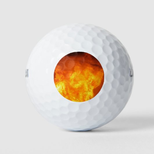 Feuer Golfball (Vorderseite)