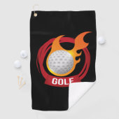 Feuer Golfhandtuch (Insitu)