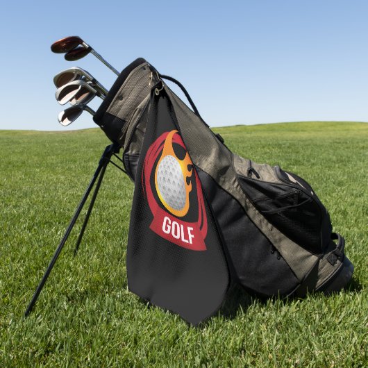 Feuer Golfhandtuch (Gras)