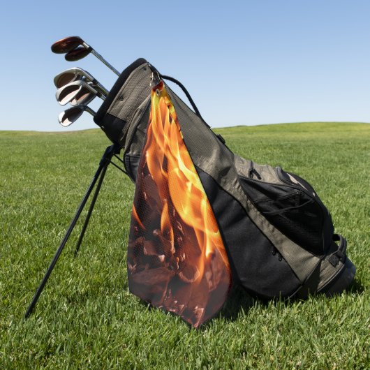 Feuer Golfhandtuch (Gras)