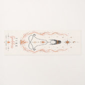 Feuer-Göttin Boho-Yogamatte Yogamatte (Rückseite (Horizontal))