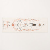 Feuer-Göttin Boho-Yogamatte Yogamatte (Vorderseite (Horizontal))