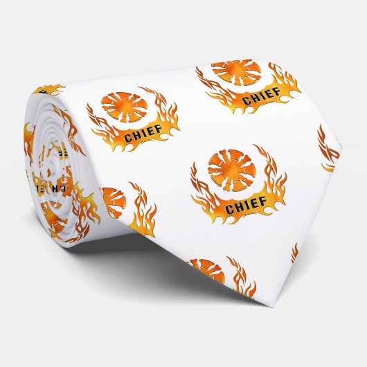 Feuer-Häupter Krawatte (Gerollt)