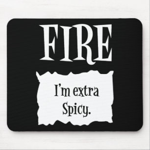 Feuer - heißes Halloween-Taco-Kostüm Mousepad