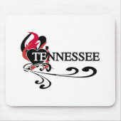 Feuer-Herz Tennessee Mousepad (Vorne)