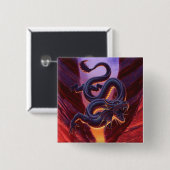 "Feuer-Höhle " Button (Vorne & Hinten)