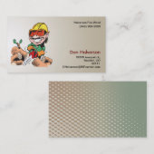 Feuer-Holz Visitenkarte (Vorne/Hinten)