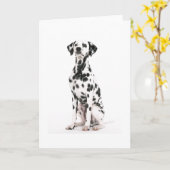 Feuer-Hundegruß-Karte Karte (Gelbe Blume)