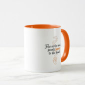 Feuer im Herzen" Smoke & Heart Tasse (VorderseiteRechts)