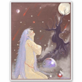 Feuer im Himmel Aufkleber