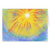 Feuer im Himmel Christliche Worship Art Malerei (Vorderseite (Horizontal))