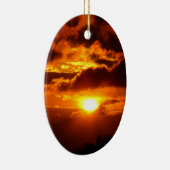 Feuer im Himmel Keramik Ornament (Rechts)