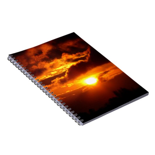 Feuer im Himmel Notizblock (Rechte Seite)