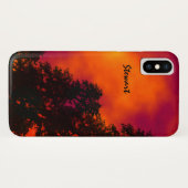 Feuer im Himmel Personalisiert Case-Mate iPhone Hülle (Rückseite (Horizontal))